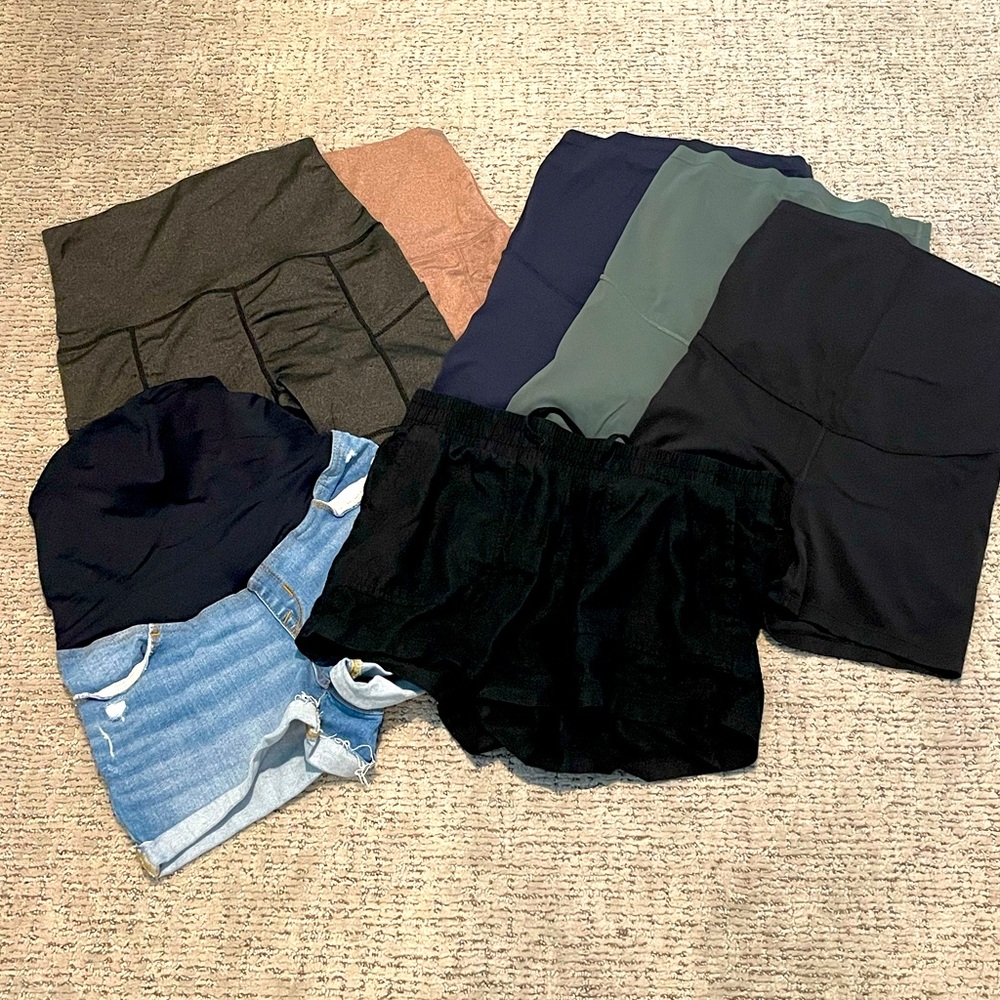 Maternity Shorts Haul — Mixed Brands